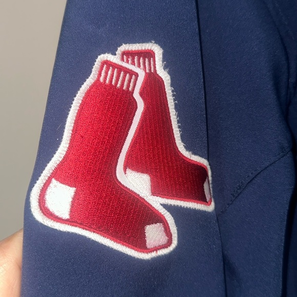 Boston Navy and Red Men's Jacket - Picture 5 of 6